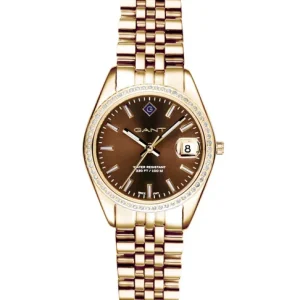 Gant Sussex Mini Bijou-IPG. Brun tavla - 28 mm. Nyhet!