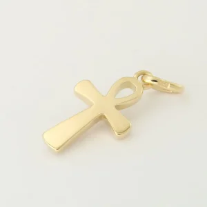 Guld 18k - Kors  ANKH KORS 14*9MM