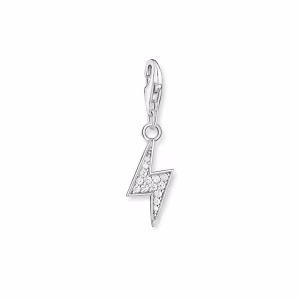 Thomas Sabo Charm - Blixt med stenar i silver. 1 ex