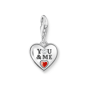 Thomas Sabo Charm-hängsmycke YOU & ME silver. sista ex