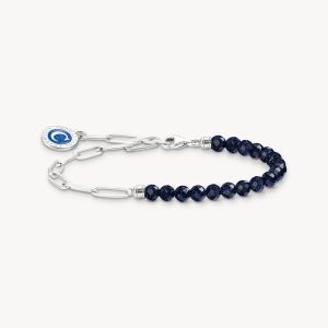 Thomas Sabo Charm-armband med imitation av sandsten