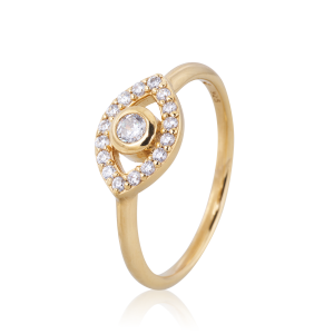 Carolina Gynning –  Devine eye mini ring.1 ex Stl 17 mm