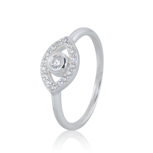 Carolina Gynning –  Devine eye mini ring.1 ex Stl 17 mm