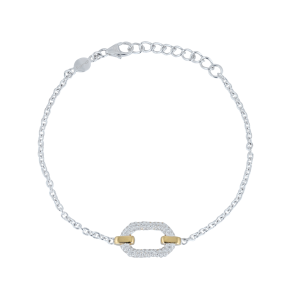 Carolina Gynning –  Healing source armband Silver/Gudplät. 1 ex