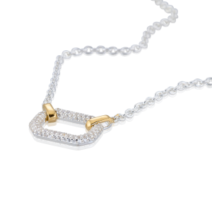 Carolina Gynning –  Healing source halsband Silver/Gudplät. 1 ex