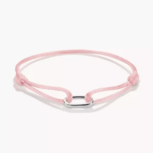Thomas Sabo Charm-armband Textilarmband Connect Silver. Nyhet!
