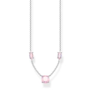 Thomas Sabo halsband - Opal, rosa skimmrande. Sista ex