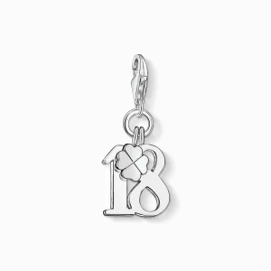 Thomas Sabo Charm - Lyckotal 18 i silver. 1 ex