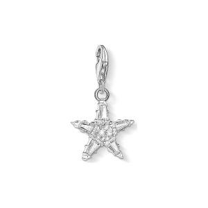 Thomas Sabo Charm - Stjärna med vita stenar, silver