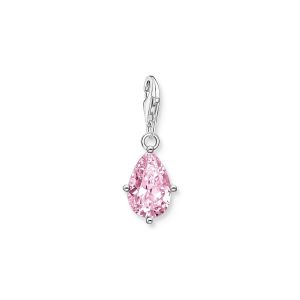 Thomas Sabo Charm - Rosa droppe silver. 1 ex