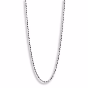 Nobel By Billgren - Silverhalsband Oxiderad Cordell. 4 mm