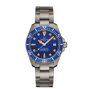 Certina DS Action Powermatic 80.  38 mm - Titan. Världsnyhet! 1 ex i lager