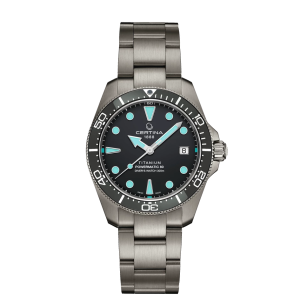 Certina DS Action Powermatic 80.  38 mm - Titan. Världsnyhet! 1 ex i lager