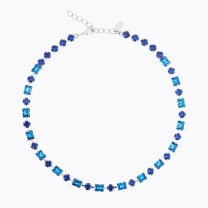 Caroline Svedbom - Diora Statement Necklace / ReCreated™ Blue Combo