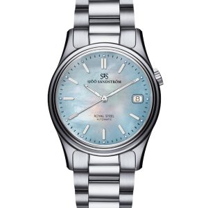 Sjöö Sandström Royal Steel Classic 36 mm. Pärlemo tavla. Nyhet!