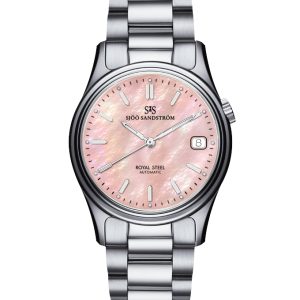 Sjöö Sandström Royal Steel Classic 36 mm. Pärlemo tavla. Nyhet!