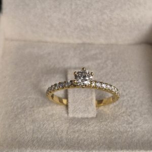 Rivoir Diamant ring 18 k med 0,60 ct. Nyhet!