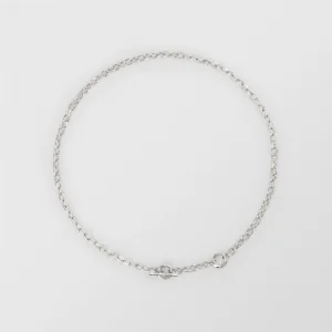 Sandberg Halsband Pinnlåskedja Silver