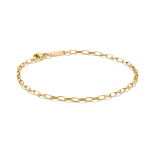 Thomas Sabo armband paperclip guldpläterad 19 cm