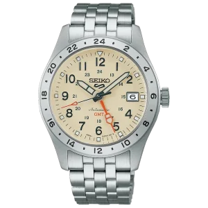 Seiko 5 Sports "Sand" Field GMT. Nyhet!
