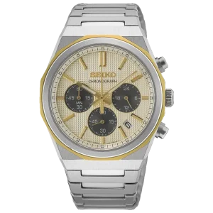 Seiko Herr 100M Chronograph Safirglas. 40 mm. Nyhet!