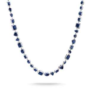 Thomas Sabo Elyndra - Halsband/Collie i blå nanokristall. Nyhet!