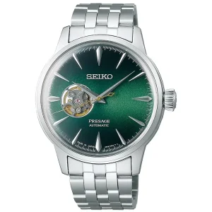 Seiko Presage Automatic 41 mm "The Aquapulco" Grön, Open Heart.