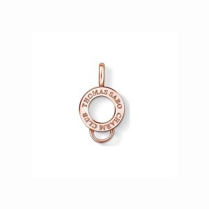 Thomas Sabo Halsband - Carrier/berlockhållare Rosé/silver