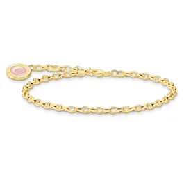 Thomas Sabo Charm armband Classic. Guld förgyllt - Smal  Specialmodell. 1 ex