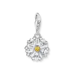 Thomas Sabo Charms berlock:  Lovely Daisy med vita stenar, silver