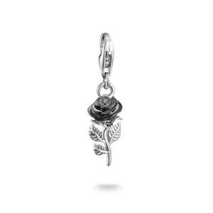 Thomas Sabo Charms berlock: True Romance Ros emalj, silver