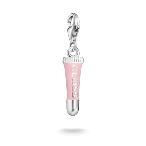 Thomas Sabo Charm - Hängsmycke Pink Lipgloss, Silver.