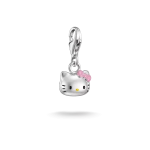 Thomas Sabo Charm - Hello Kitty Charm rosa rosett – Original.  Nyhet!
