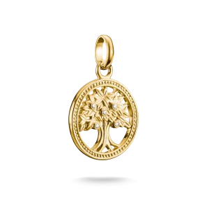 Thomas Sabo Charm - Hängsmycke Kärleks trädet. Connect guldpläterad.