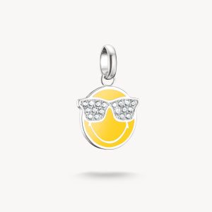 Thomas Sabo Charm-hängsmycke SMILEYWORLD® Sunglasses- Connect.