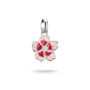 Thomas Sabo Charm - Hängsmycke Körsbärsblomma - Connect. Silver.