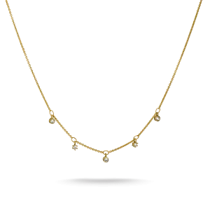 Thomas Sabo Halsband - Glittrande vita zirkoniastenar. Nyhet!