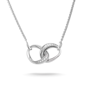 Thomas Sabo Halsband - Together med vit zirkonia, Silver. Nyhet!
