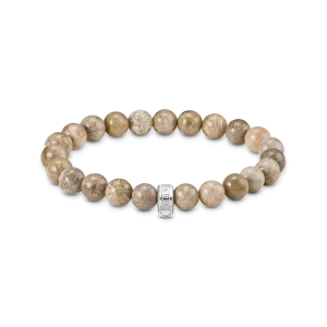 Thomas Sabo Charm - Armband med beads av Daisyjaspis. 1 ex