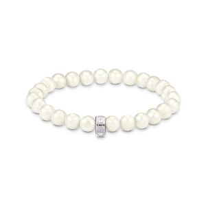 Thomas Sabo Charm - Armband med odlade sötvattenspärlor