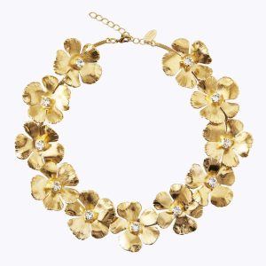 Caroline Svedbom - Anemone Grande Necklace / Crystal. 1 exemplar