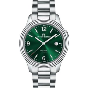 Sjöö Sandström Royal Steel Classic - 41 mm. Grön tavla. Nyhet!