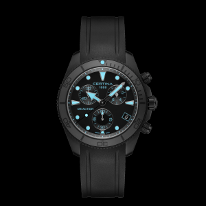 Certina DS ActionChrono. 42 mm - Black. Nyhet!