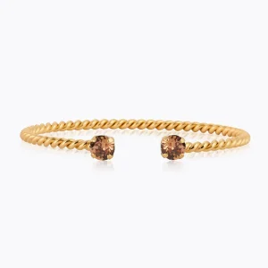 Caroline Svedbom - Mini Twisted Bracelet / ReCreated Light Smoked Topaz. Nyhet!